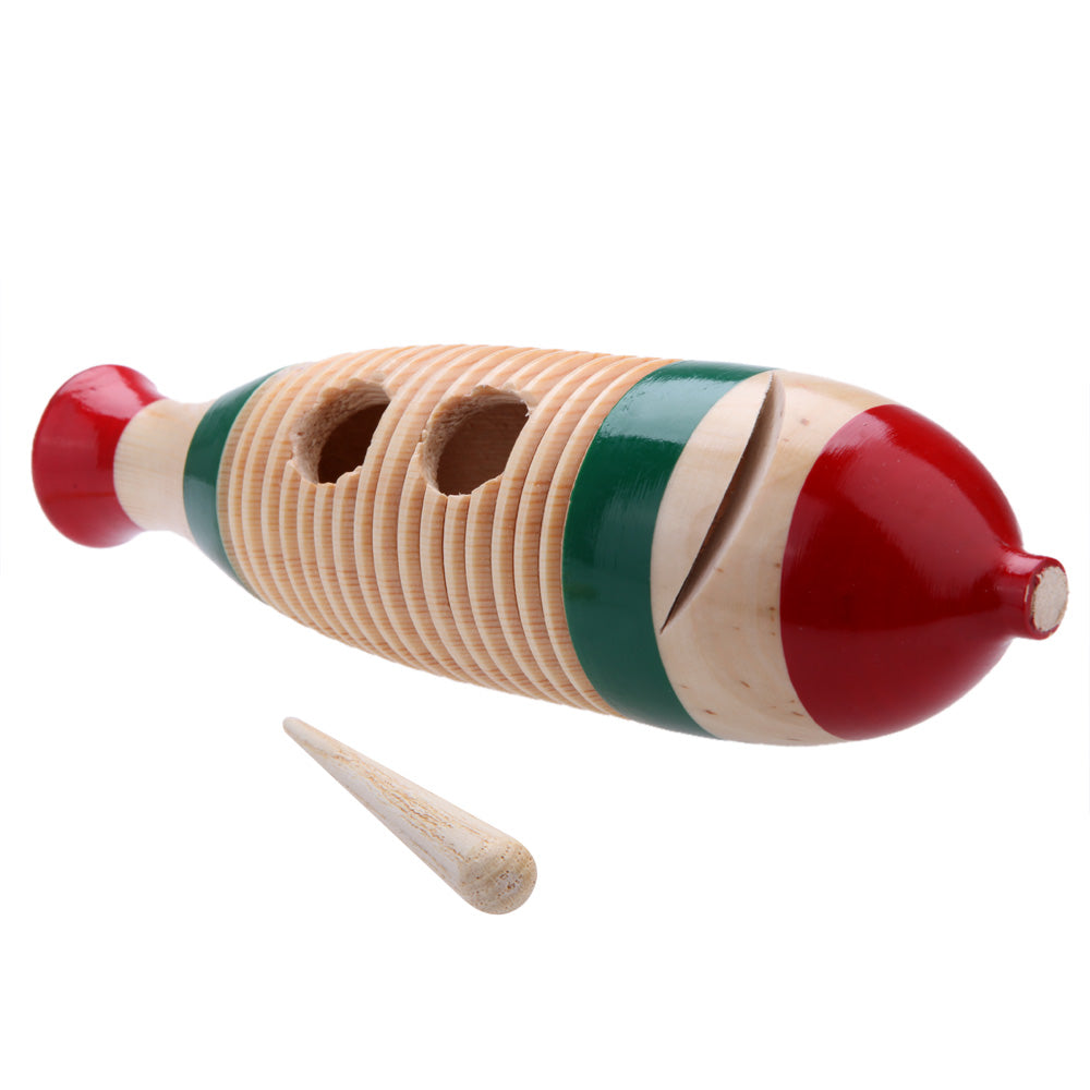 Wooden Guiro Fishshaped Style Colorful Percussion LP Super Guiro